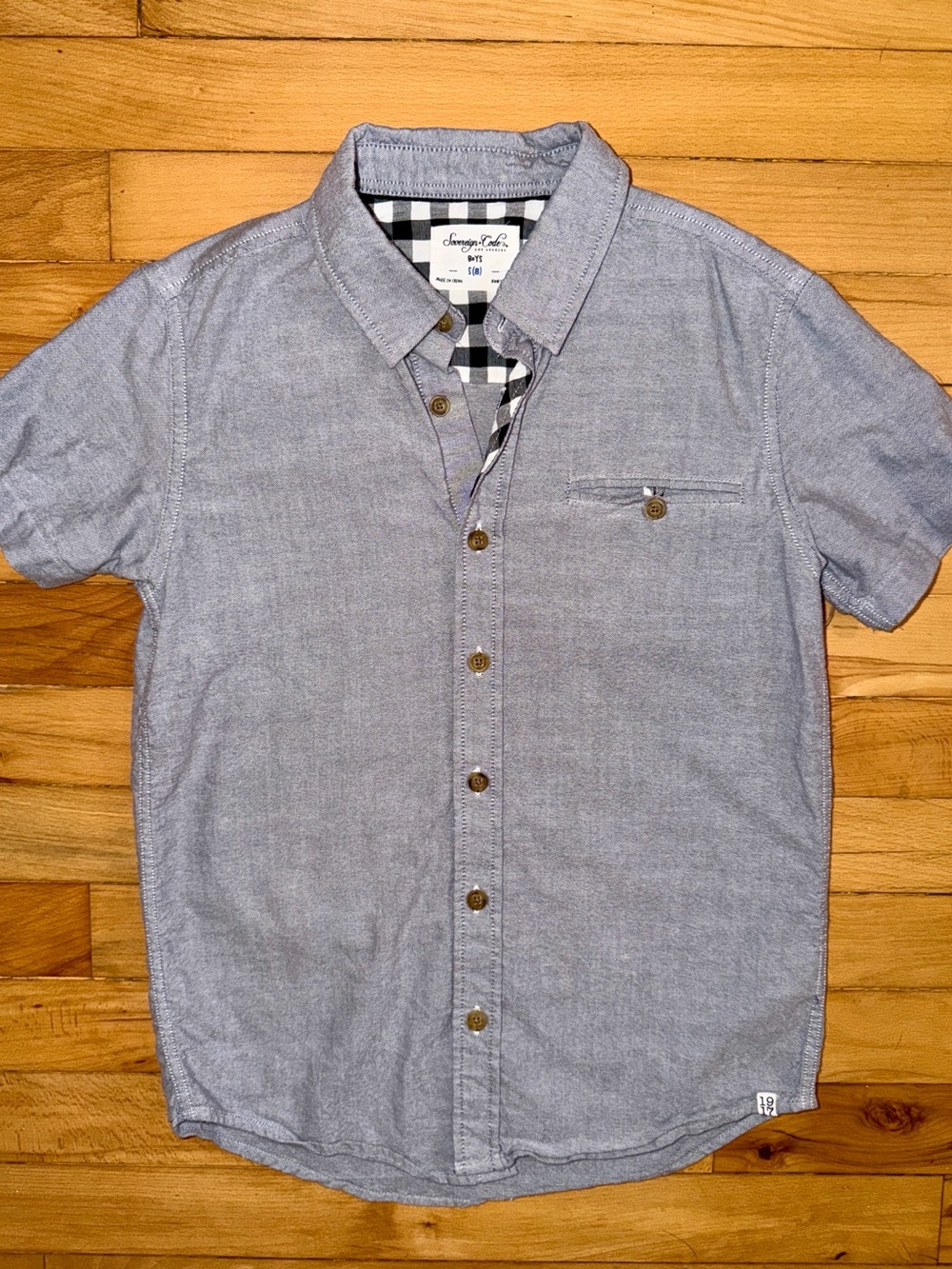 Sovereign Code Light Gray Short-Sleeve Button-Down Shirt
